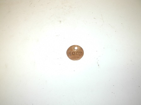 NSM Prestige ES-160 Copper Inventory Tag From Inside Cabinet (Item #17) $5.99